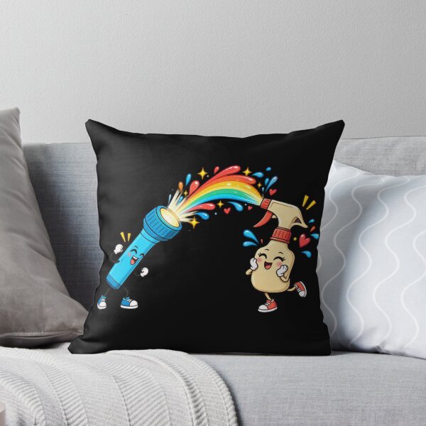 Item preview, Flashlight Rainbow Spray Funny Cute Cartoon designed and sold by waikibi ⭐⭐⭐⭐.