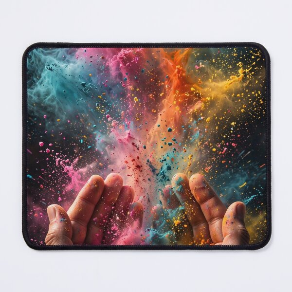 Item preview, Holi Hands Throwing Color Powder | Vibrant Festival Wall Art designed and sold by Mr7Williams.