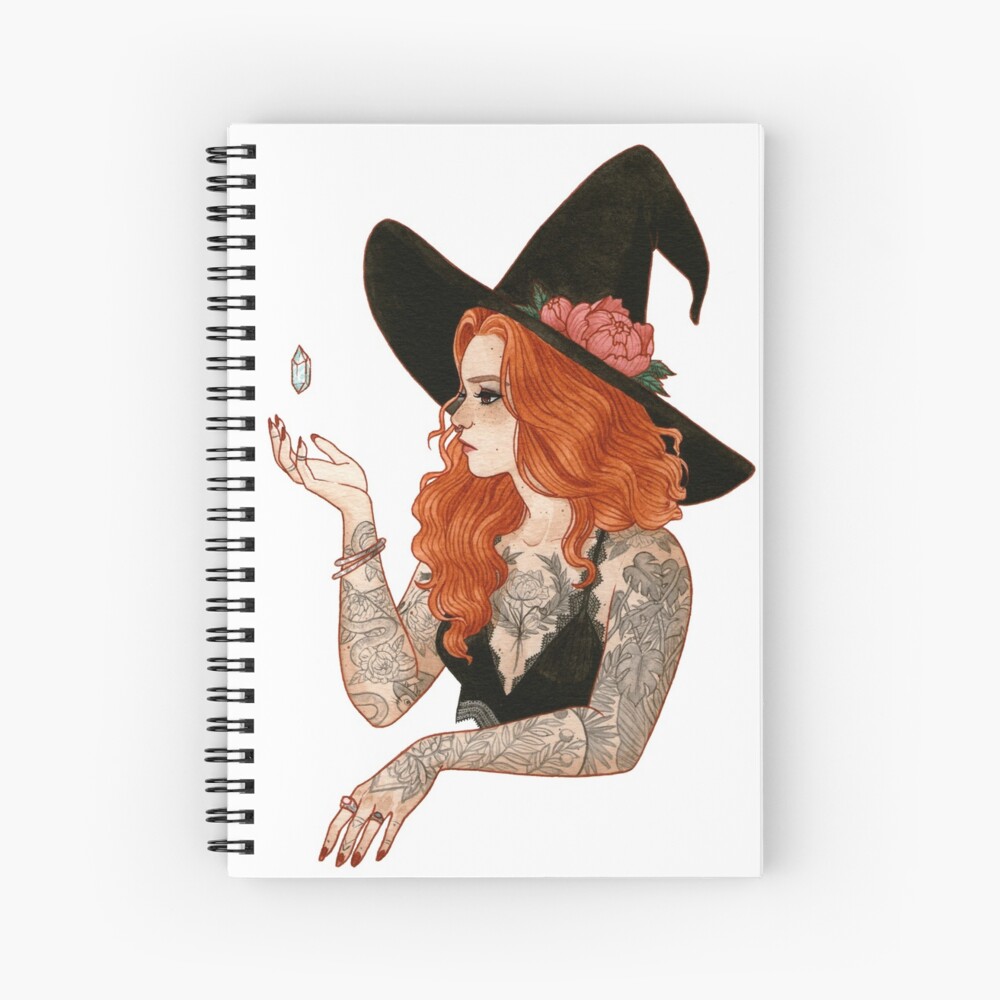 Red tattooed witch Red tattooed witch