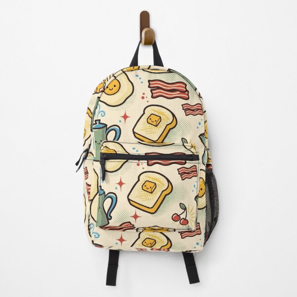 Item preview, Cute Breakfast Food Pattern with Eggs and Pancakes designed and sold by PunchDrop.