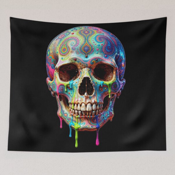 Item preview, Painted Skull designed and sold by notlikeontv.