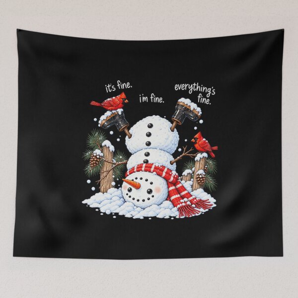 Item preview, Funny Snowman It's Fine designed and sold by EricCotanori.