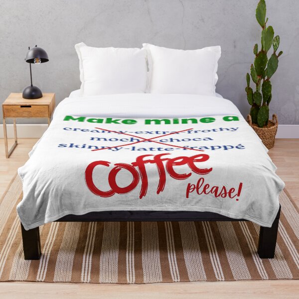 Item preview, Make Mine a Coffee designed and sold by AndysTeeShop.