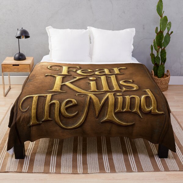 Item preview, Fear Kills The Mind Stoic Motivation designed and sold by Marcu Ioachim.