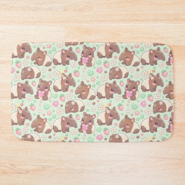 Item preview, Cute Kawaii Gummy Tapir Pastel Candy Pattern designed and sold by Soft Berry Studio.