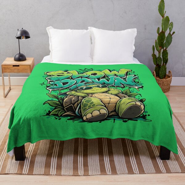 Item preview, Slow Down - Tortuga Kawaii Graffiti Streetwear designed and sold by Visual Dept..
