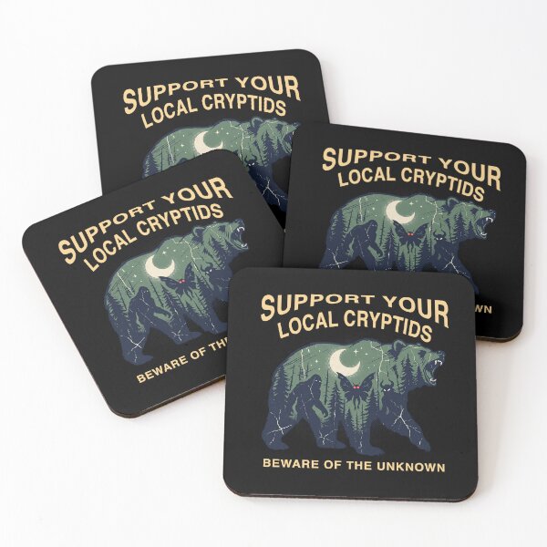 Item preview, Support Your Local Cryptids Vintage Art  designed and sold by TeeARTHY.