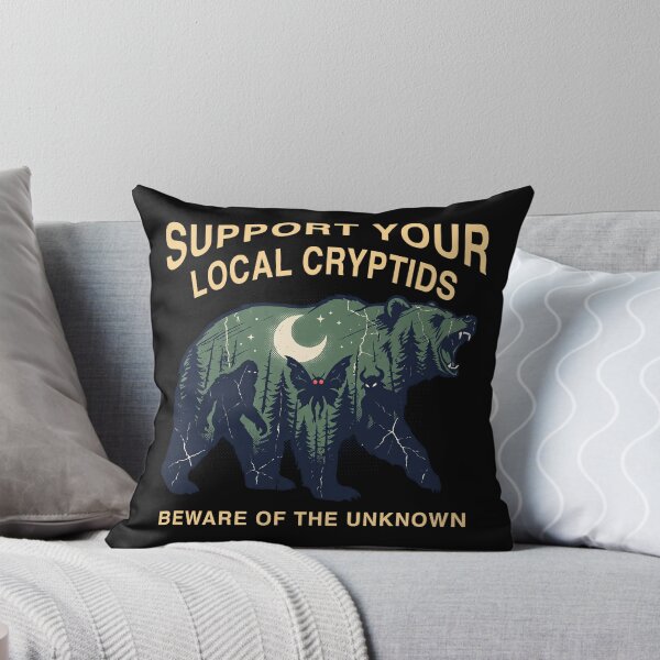 Item preview, Support Your Local Cryptids Vintage Art  designed and sold by TeeARTHY.