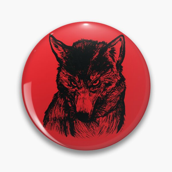Item preview, Lobo rojo designed and sold by edmiesart.