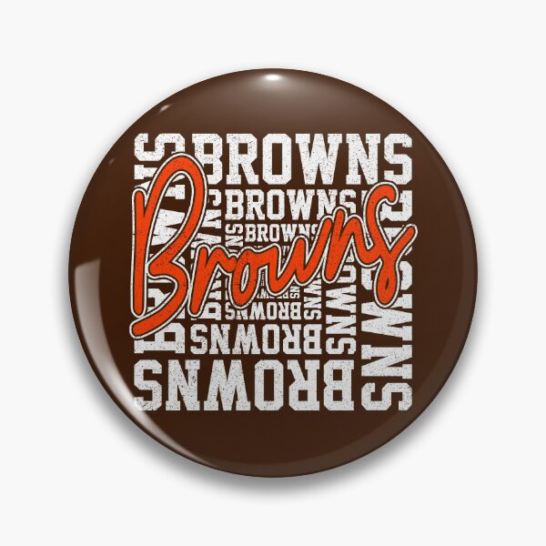 Item preview, Vintage Browns Script Distressed Football Fan Spirit designed and sold by Floral Vintage.