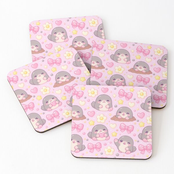 Item preview, Cute Kawaii Gummy Mole Pastel Candy Pattern designed and sold by Soft Berry Studio.