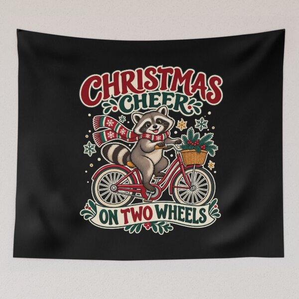 Item preview, Christmas Cheer On Two Wheels designed and sold by Good Mood Foundry.