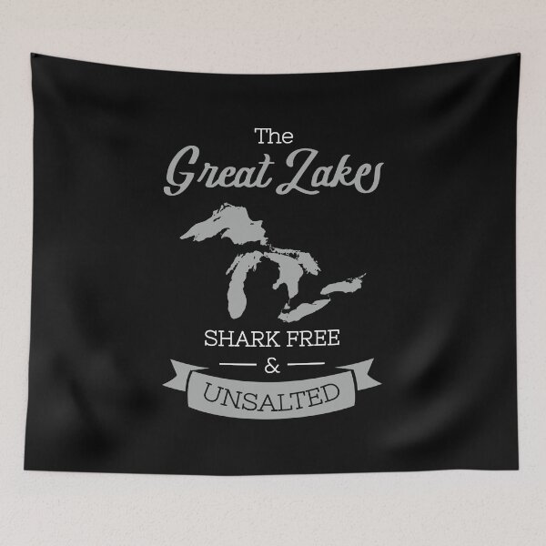 Item preview, Great Lakes Michigan Huron Erie Ontario USA Canada designed and sold by Lenny Stahl.
