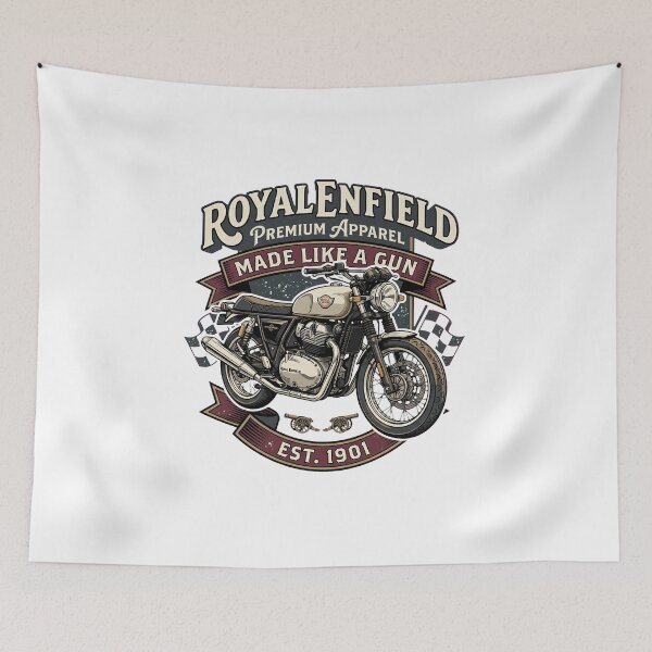 Artikelvorschau, Royal Enfield Retro-Motorradkultur entworfen und verkauft von enzoade.