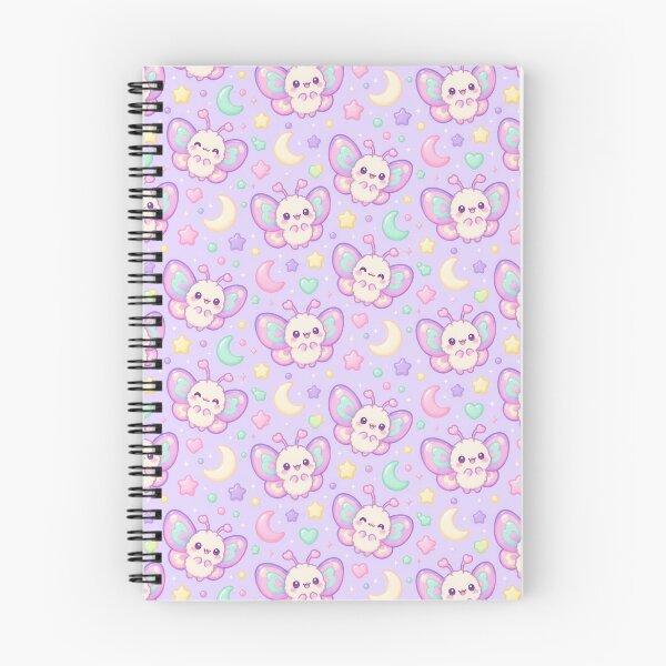 Item preview, Cute Kawaii Gummy Moth Pastel Candy Pattern designed and sold by Soft Berry Studio.