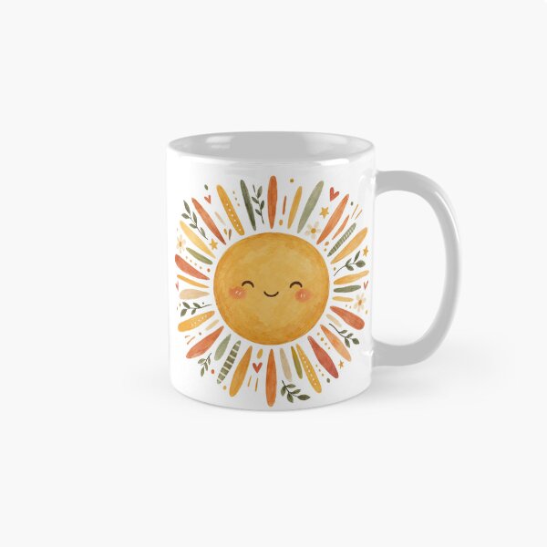 Item preview, Retro Happy Sun, Cute Smiling Sunshine, Vintage Boho Sun, Cheerful Summer Aesthetic, Sunshine Lover Gift designed and sold by Quiajia.