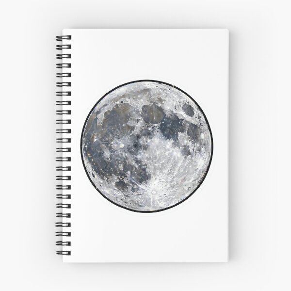 Item preview, Full Moon Crystal Sticker - Realistic Crater Detailed Diamond Moon designed and sold by Crystal Critters .