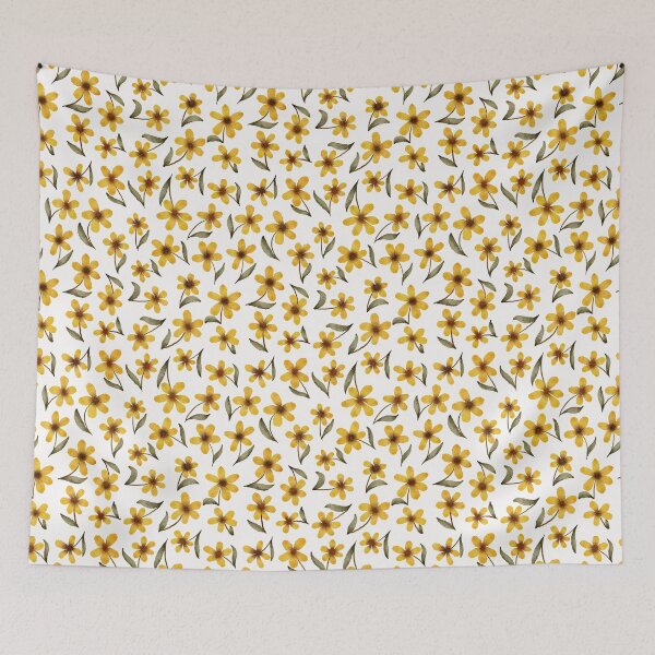 Item preview, Under the sunny flowers - watercolour painting pattern  designed and sold by moteemade.
