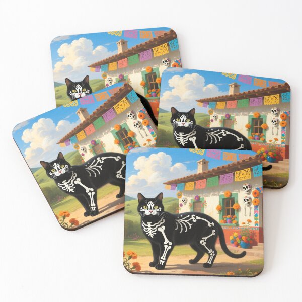 Item preview, Dia de los Muertos cat designed and sold by Talpha.