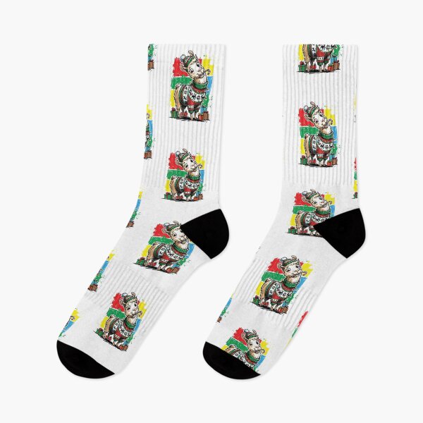 Item preview, Funny Llama Ugly Christmas Sweater Art designed and sold by Merch by Das Design Studio.