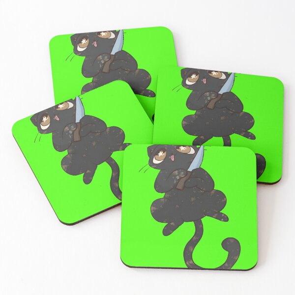 Aperçu de l'œuvre Chat noir meurtrier drôle créée et vendue par michellebake.