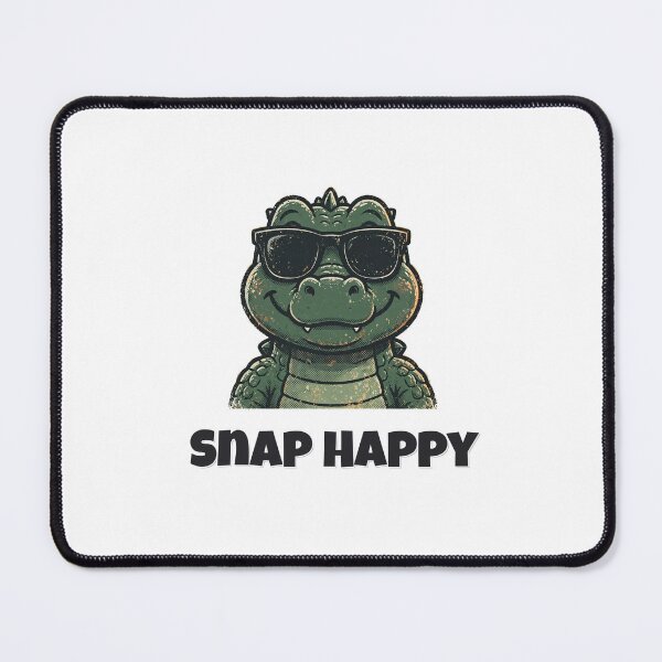 Item preview, Snap Happy Funny Crocodile Pun designed and sold by Wild Shades.