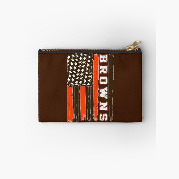 Item preview, Vintage Browns US Flag Distressed Cleveland Football designed and sold by RockTheFeal.