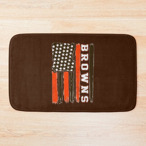 Item preview, Vintage Browns US Flag Distressed Cleveland Football designed and sold by RockTheFeal.