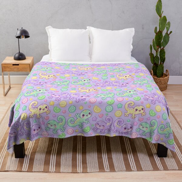Item preview, Cute Kawaii Gummy Gecko Pastel Candy Pattern designed and sold by Soft Berry Studio.