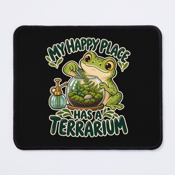Item preview, My Happy Place Has A Terrarium designed and sold by Good Mood Foundry.