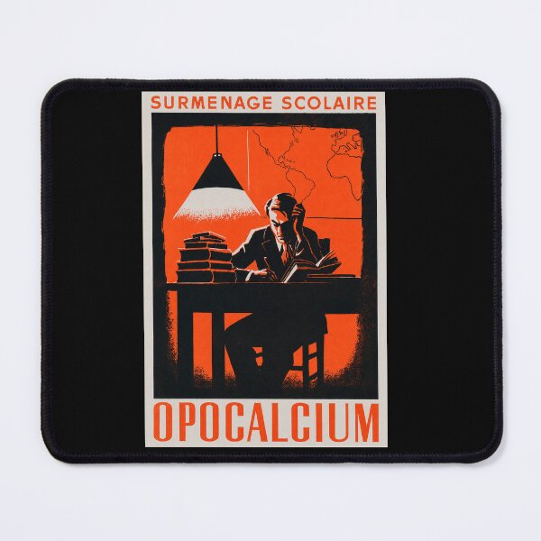 Item preview, Vintage Opocalcium French Pharmaceutical Advertisement – Retro Student Study Poster designed and sold by PharmaOriginals.