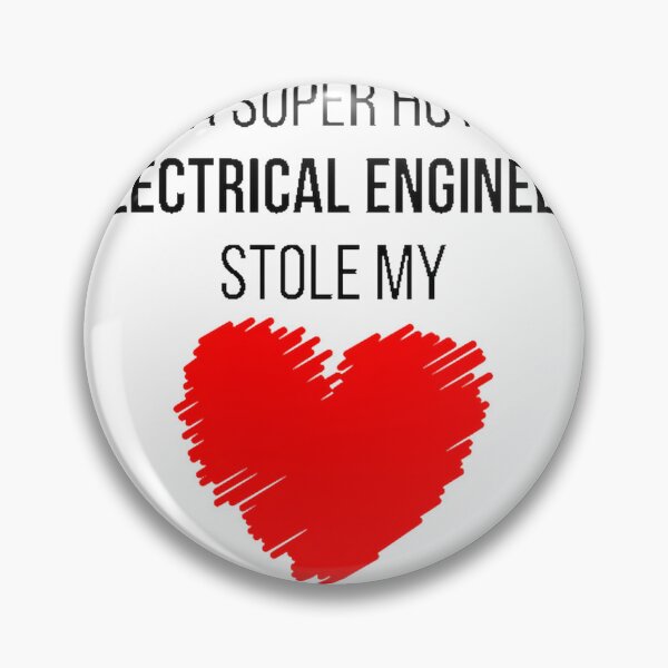 Item preview, Funny Electrical Engineer Quote - Hot Engineer Stole My Heart Design designed and sold by zalrainofficial.