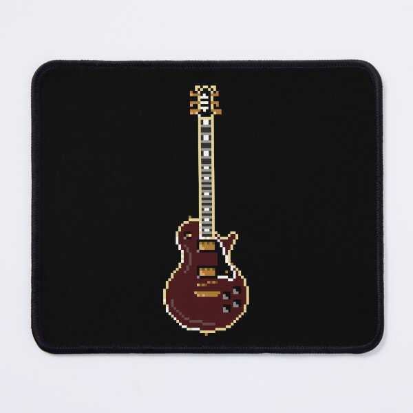 Item preview, Guitar Pixel Art – Retro Electric Guitar Design designed and sold by OpenTabsDesigns.