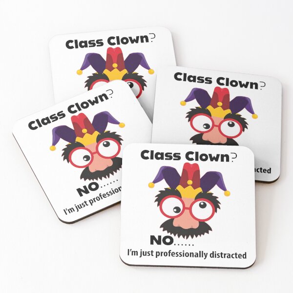Item preview, Professionally Distracted Class Clown Funny designed and sold by Lunalayer Boutique .