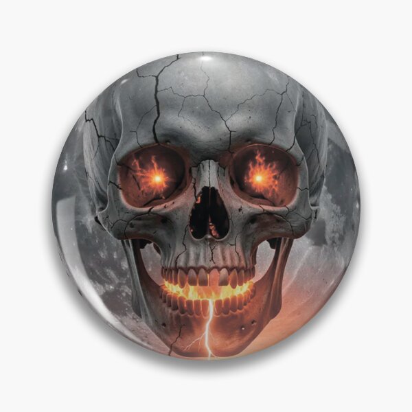 Item preview,  A skull on the moon. A gloomy Halloween landscape. designed and sold by MagelliShop.
