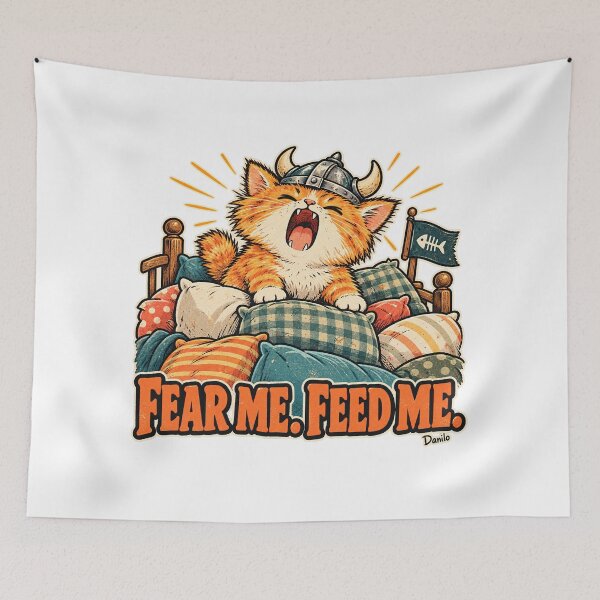 Item preview, hungry cat designed and sold by Danilo Store.