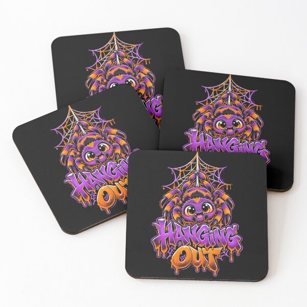 Item preview, Hanging Out - Kawaii Spider Graffiti Streetwear designed and sold by Visual Dept..