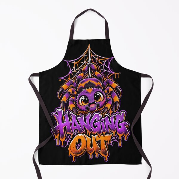 Item preview, Hanging Out - Kawaii Spider Graffiti Streetwear designed and sold by Visual Dept..