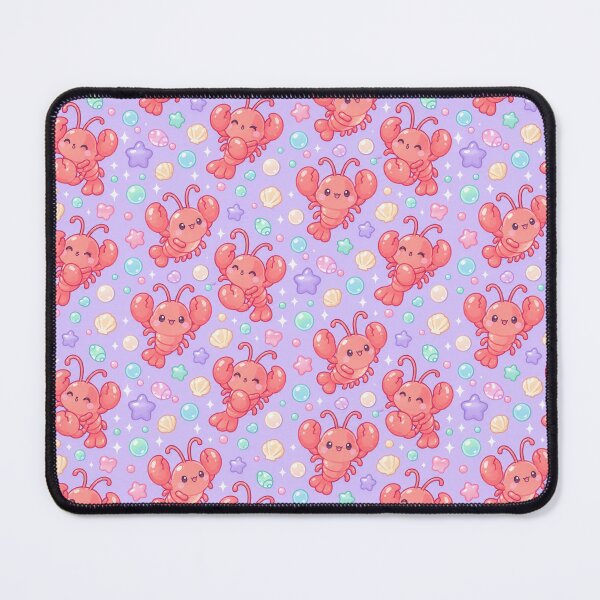 Item preview, Cute Kawaii Gummy Lobster Pastel Candy Pattern designed and sold by Soft Berry Studio.