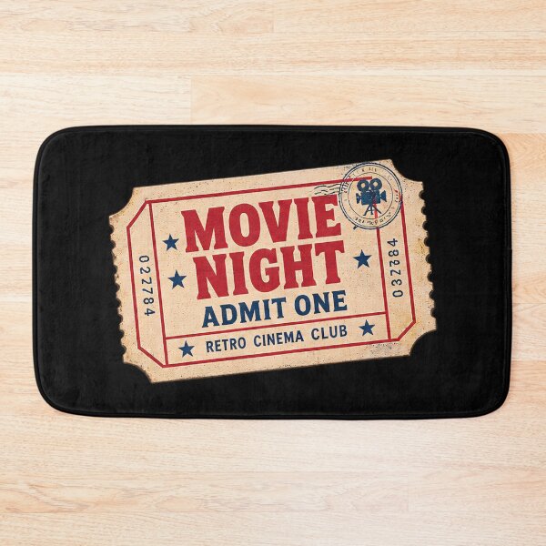 Item preview, Movie Night Retro Blockbuster Cinema Club Ticket Film Lover Gift  designed and sold by Artycom.