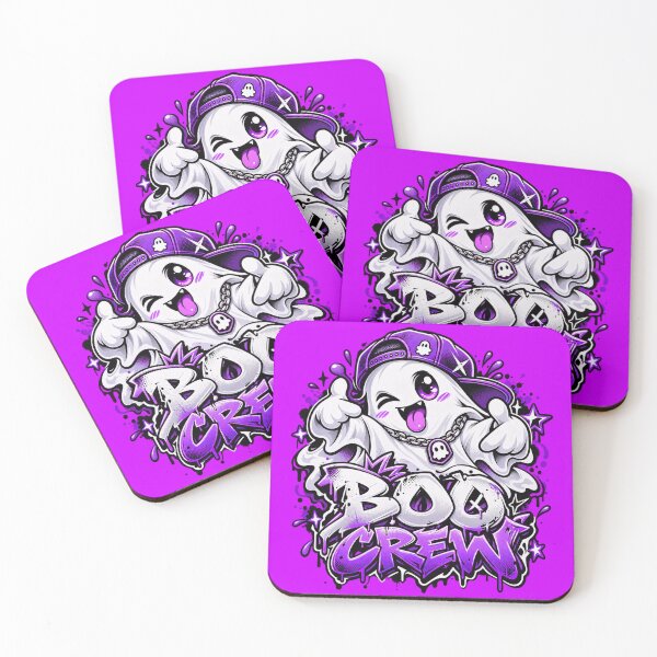 Item preview, Boo Crew - Kawaii Ghost Graffiti Streetwear designed and sold by Visual Dept..