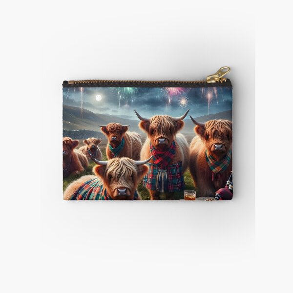 Item preview, Hogmanay Ceilidh with Highland Cows designed and sold by Sybille-Yates.