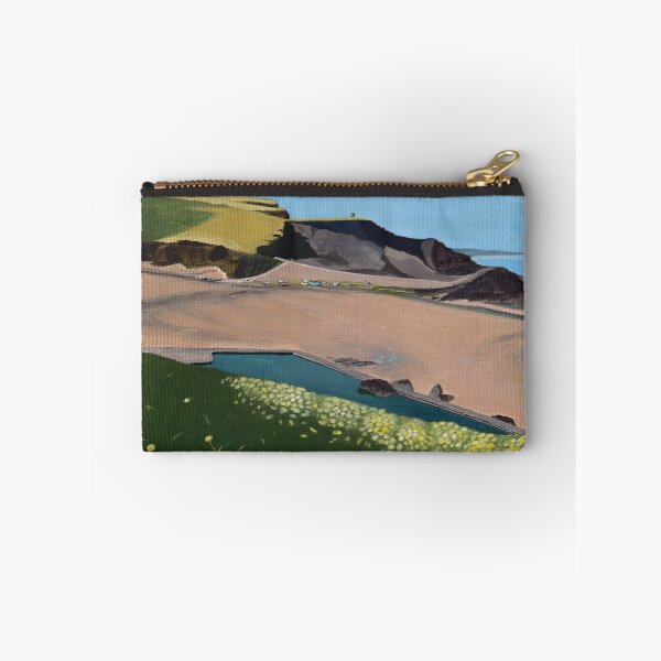 Item preview, 'Bude Sea Pool and Wild Carrot' from a painting by Mary Alice Green designed and sold by maryalicegreen.