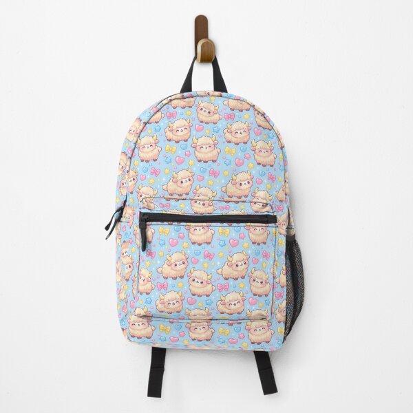 Item preview, Cute Kawaii Gummy Yak Pastel Candy Pattern designed and sold by Soft Berry Studio.
