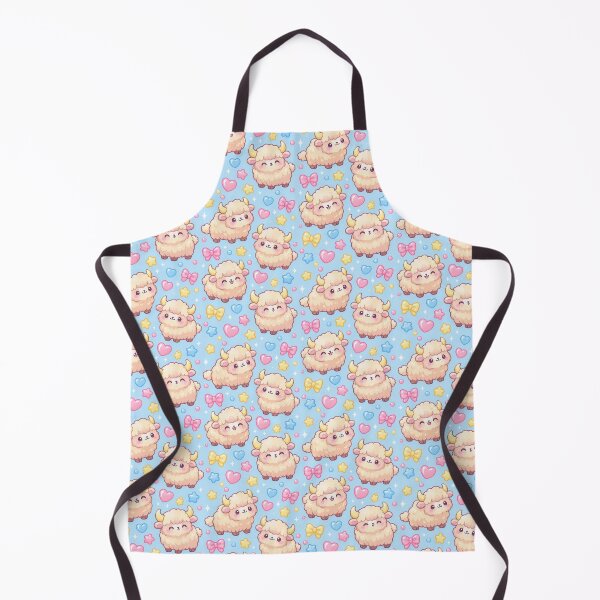 Item preview, Cute Kawaii Gummy Yak Pastel Candy Pattern designed and sold by Soft Berry Studio.