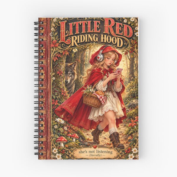 Item preview, LITTLE RED RIDING HOOD – Classic Story, Modern Problems designed and sold by AnastasiaNensy.