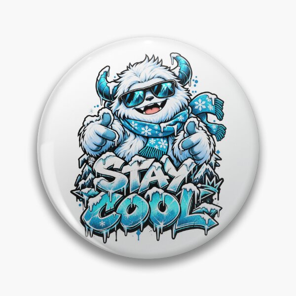 Item preview, Stay Cool - Kawaii Yeti Graffiti Streetwear designed and sold by Visual Dept..