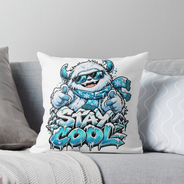 Artikelvorschau, Bleib cool – Kawaii Yeti Graffiti Streetwear entworfen und verkauft von Visual Dept..
