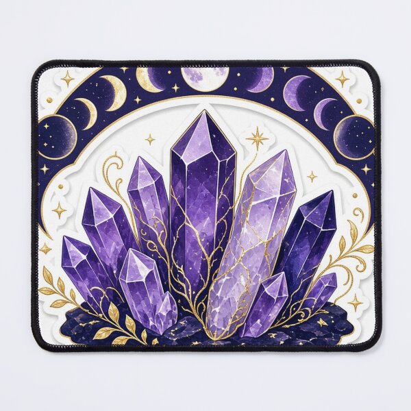 Item preview, Moon Phases and Amethyst designed and sold by Northroom Studio.