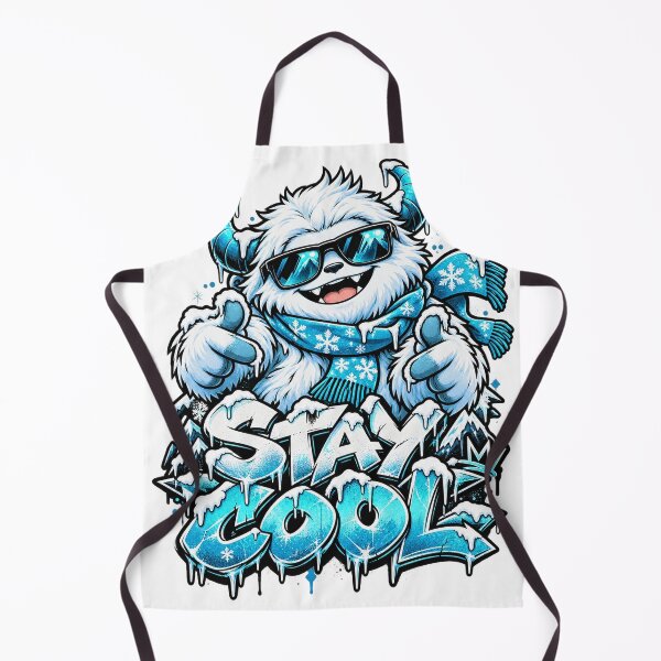 Artikelvorschau, Bleib cool – Kawaii Yeti Graffiti Streetwear entworfen und verkauft von Visual Dept..